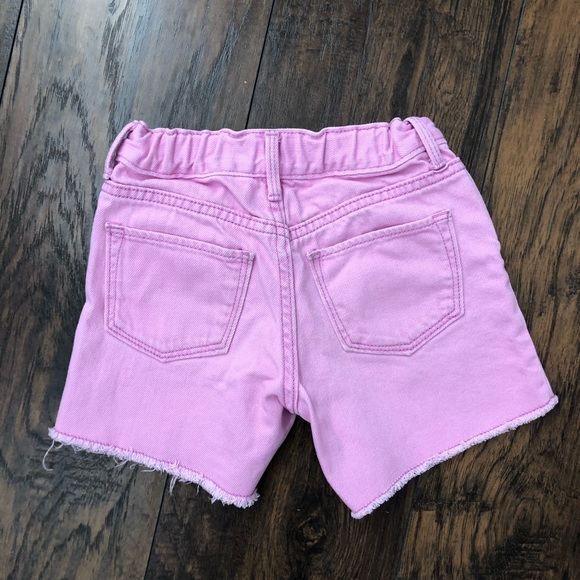 Old Navy Cutoff Jean Shorts Pink Size 6 - Picture 2 of 4